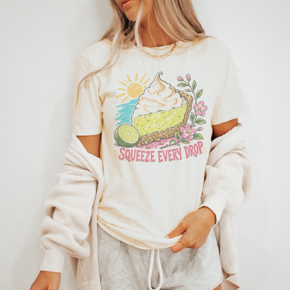 Squeeze Every Drop Vintage Style Boho Tee